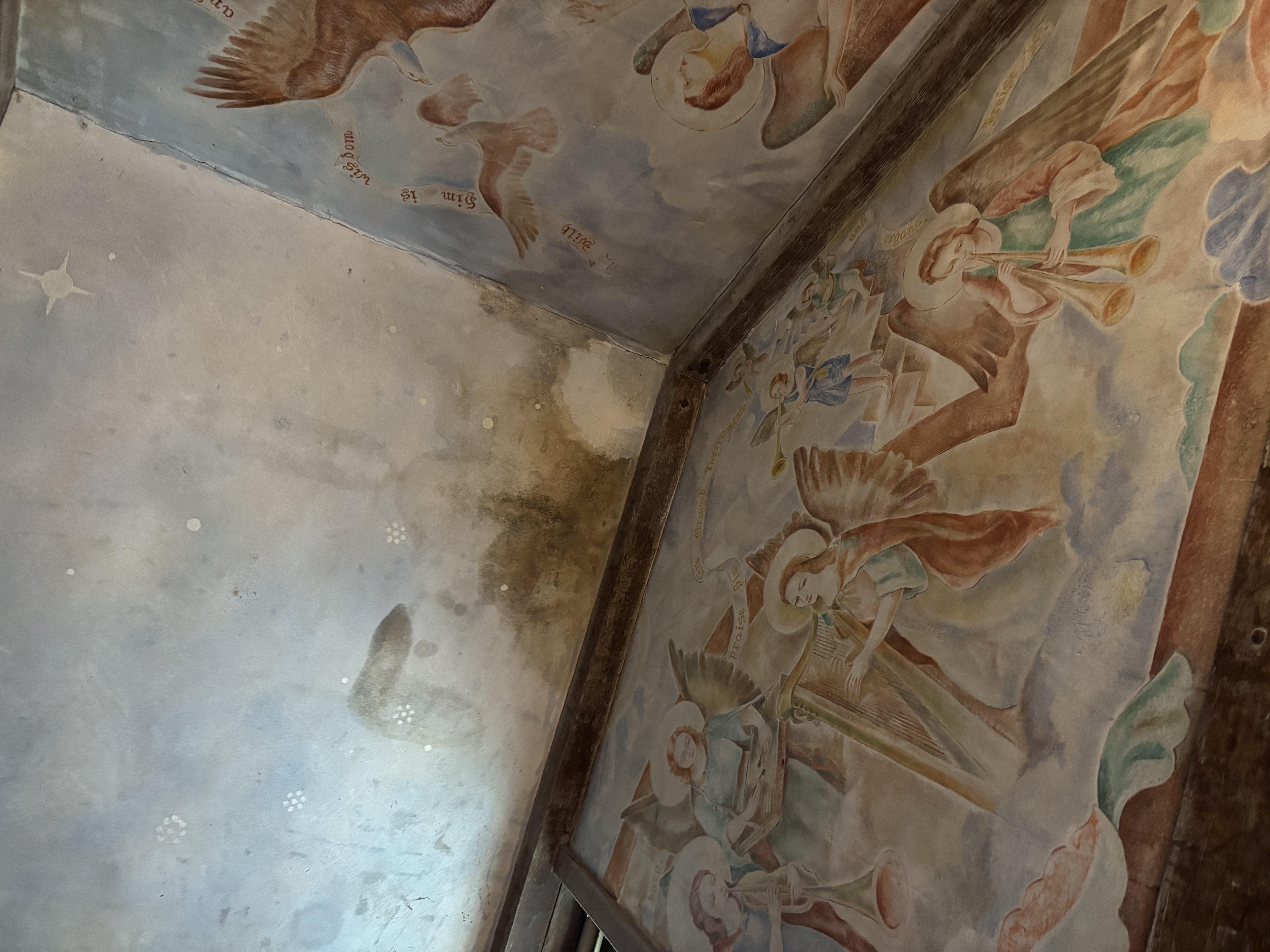Chapel Fresco progress