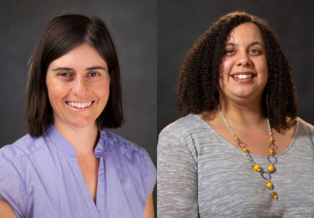 Erin Buenzli (left) and Ariela Rosa ’15