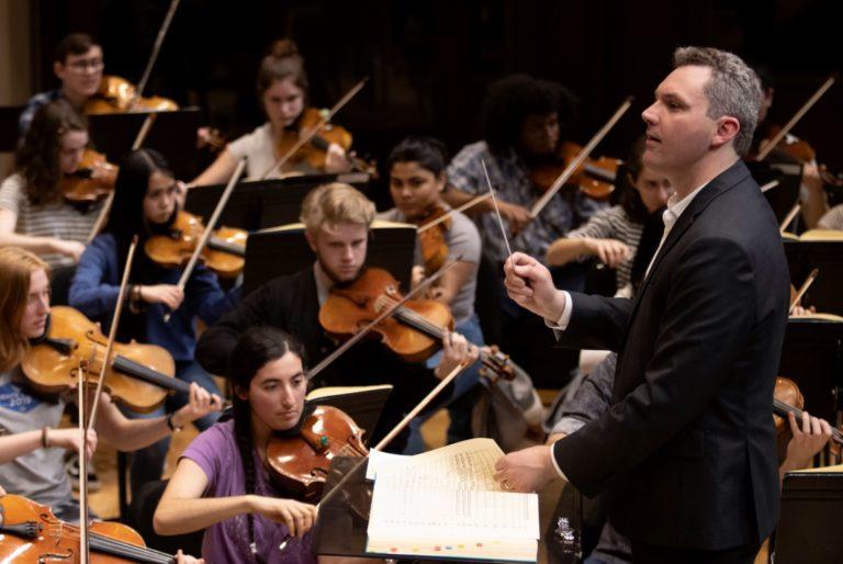 Lawrence University students gathered for an impromptu performance of Mendelssohn’s Elijah  