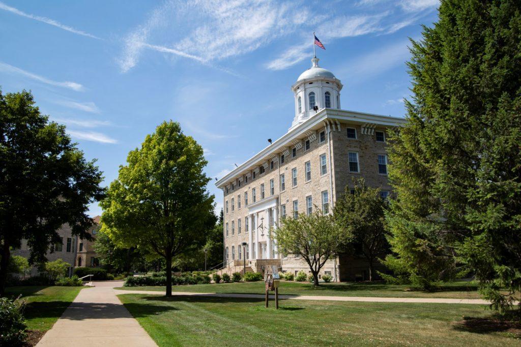 Main Hall on the Lawrence University campus