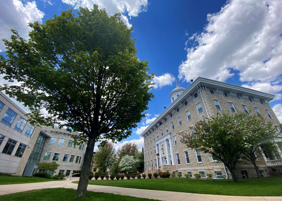 Main Hall and the Green that surrounds it 