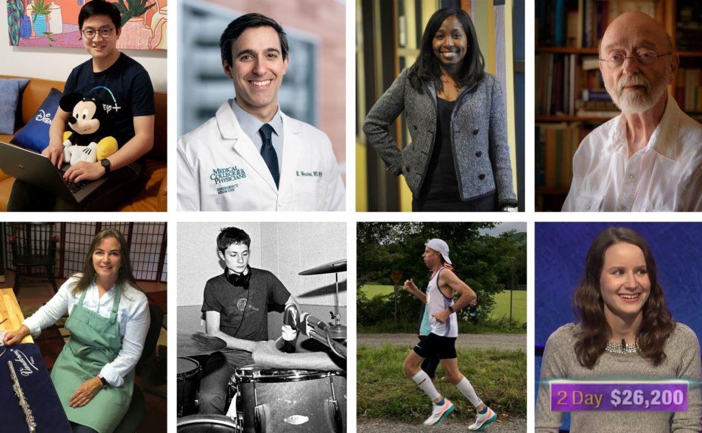 Photos of eight Lawrence alumni