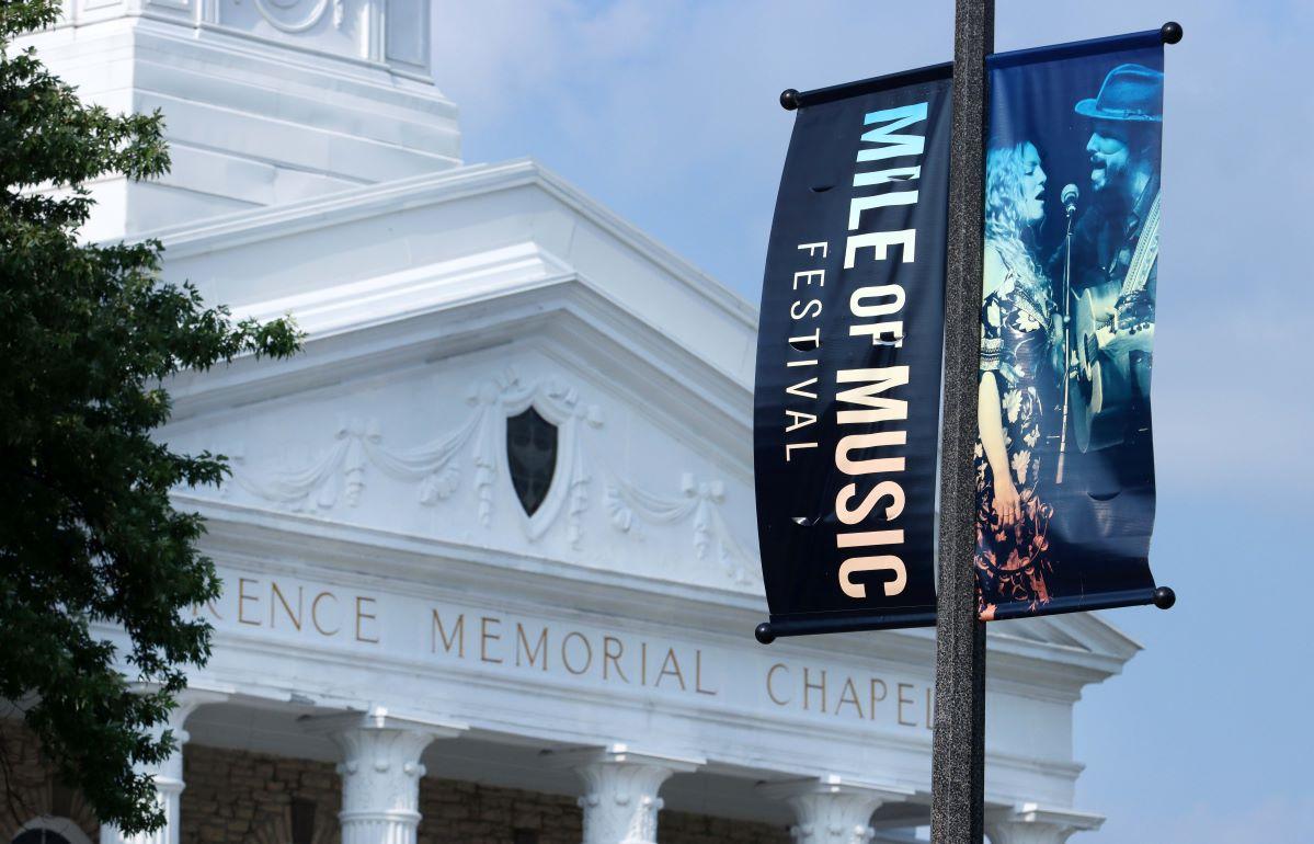 Mile of Music sign