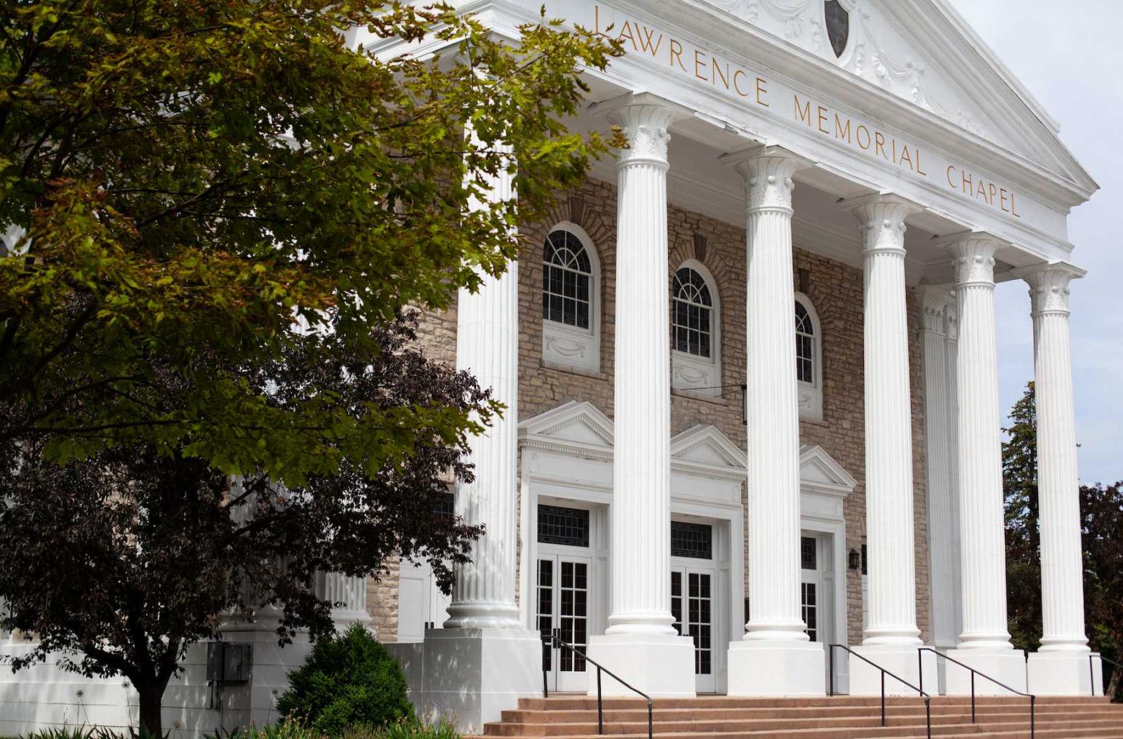 Front of Memorial Chapel
