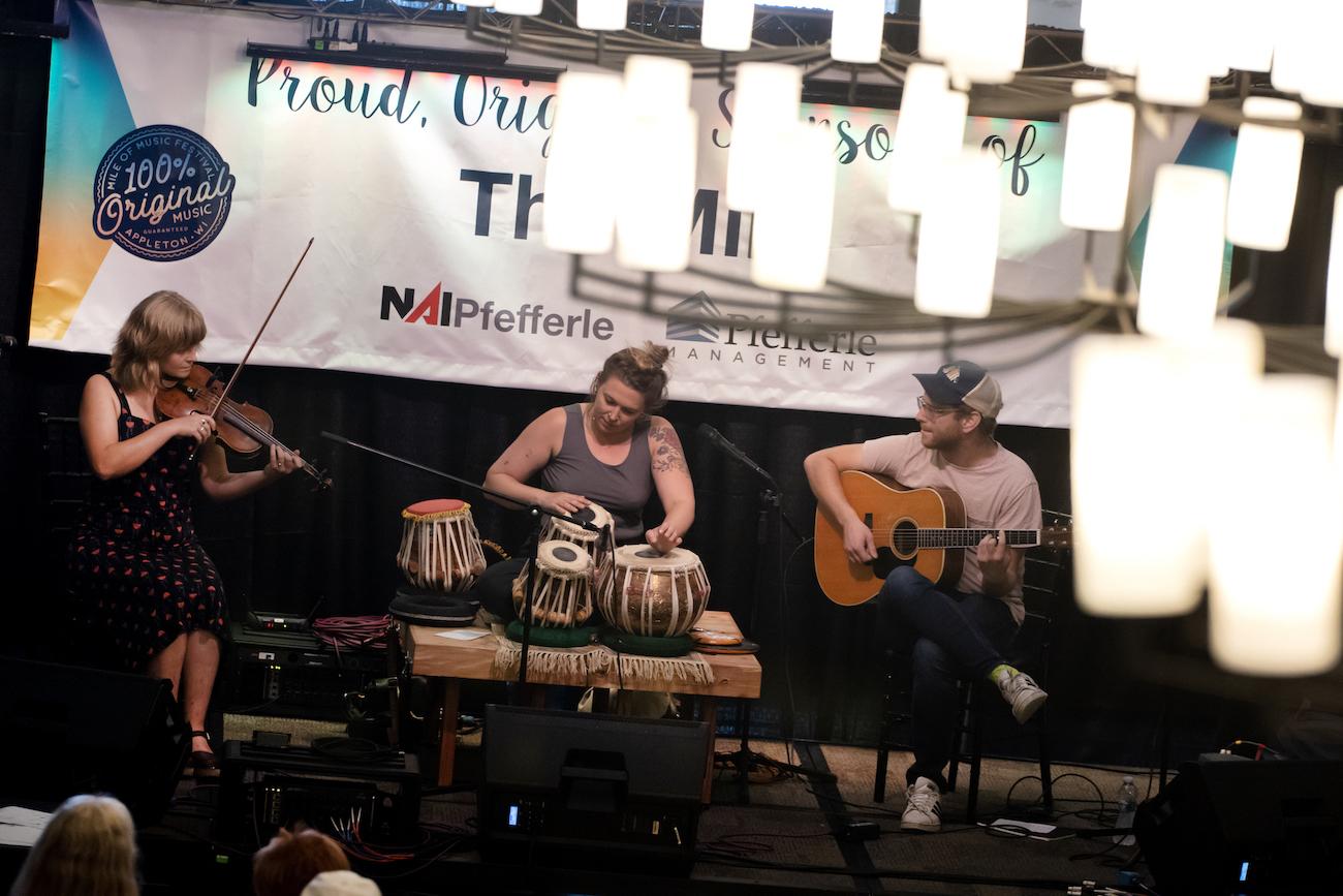 Sprig of That performs during Mile of Music at The 513 in downtown Appleton.