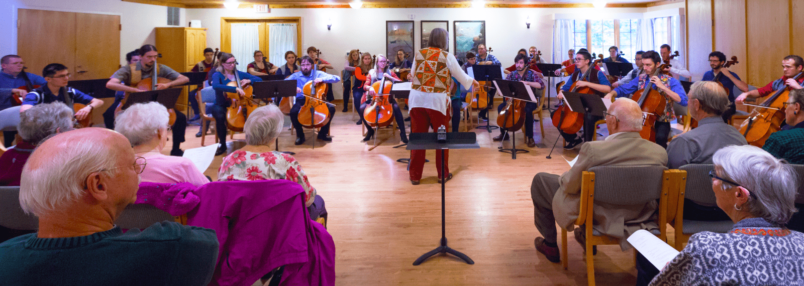 Cello concert at Björklunden 