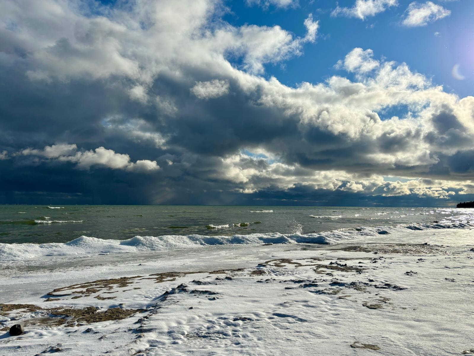 winter lake photo