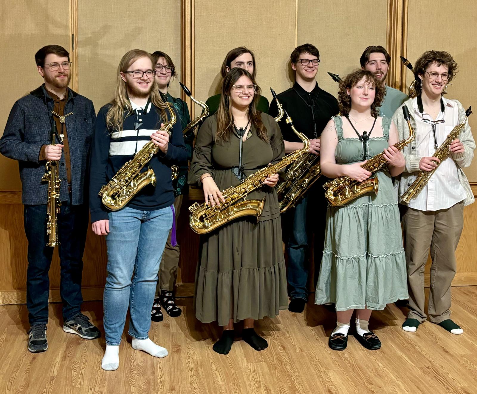 Saxophone Studio Students