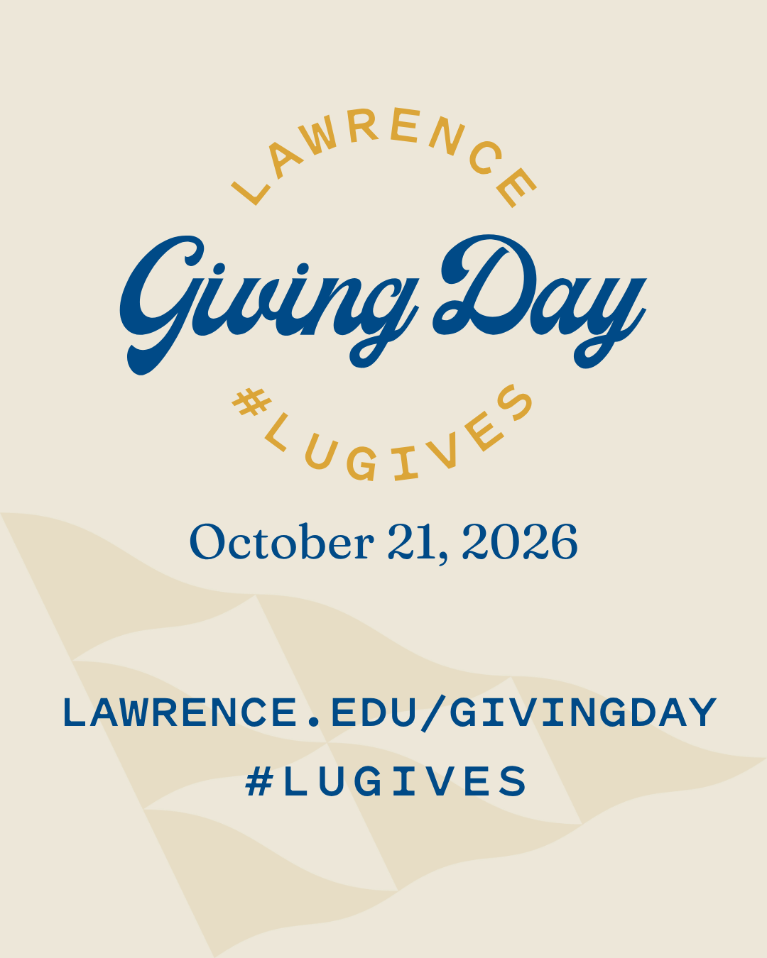 Giving Day is October 21, 2026