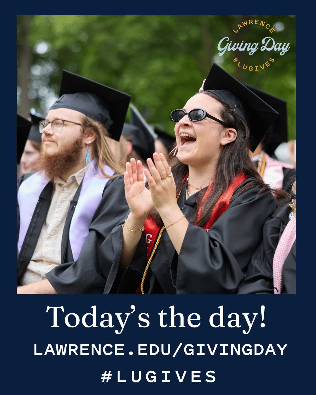 Today's the Day Lawrence.edu/givingday