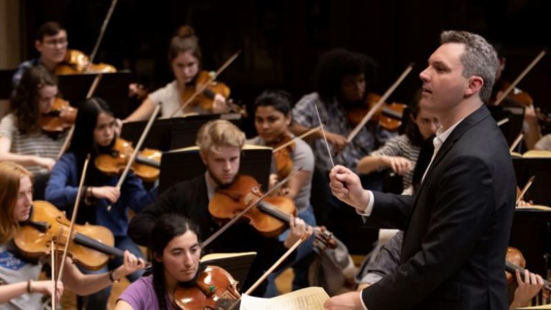 Lawrence University students gathered for an impromptu performance of Mendelssohn’s Elijah  