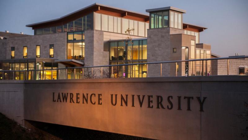 Evening image of campus center