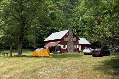 The exterior of the Lodge