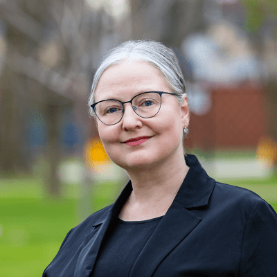 Nora Lewis on the Lawrence University Campus